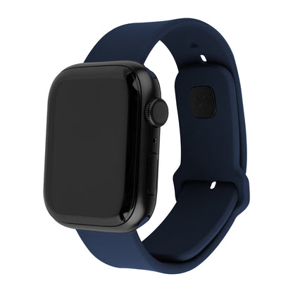 Športový silikónový remienok Fixed pre Apple Watch 42mm / 41mm / 40mm / 38mm Series, Modrý