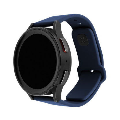 Fixed Silicone Sporty remienok pre Huawei Watch / Xiaomi Watch Series, 22mm, Modrý