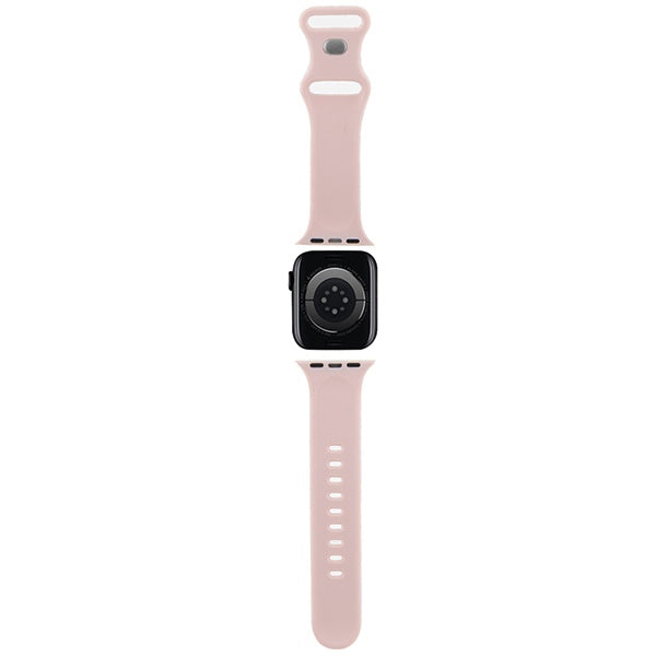 Remienok Hello Kitty Silicone Tags Graffiti pre Apple Watch 42mm / 41mm / 40mm / 38mm Series, Ružový