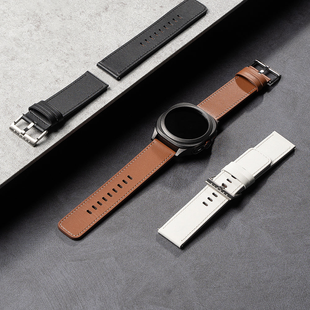 Remienok Ringke One Basic Bold pre Fossil Watch / Mobvoi Watch / Suunto Watch Series, 24mm, Biela