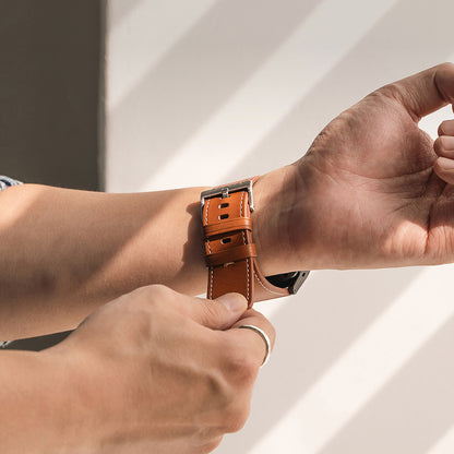 Remienok Ringke One Basic Bold pre Fossil Watch / Mobvoi Watch / Suunto Watch Series, 24mm, Hnedý