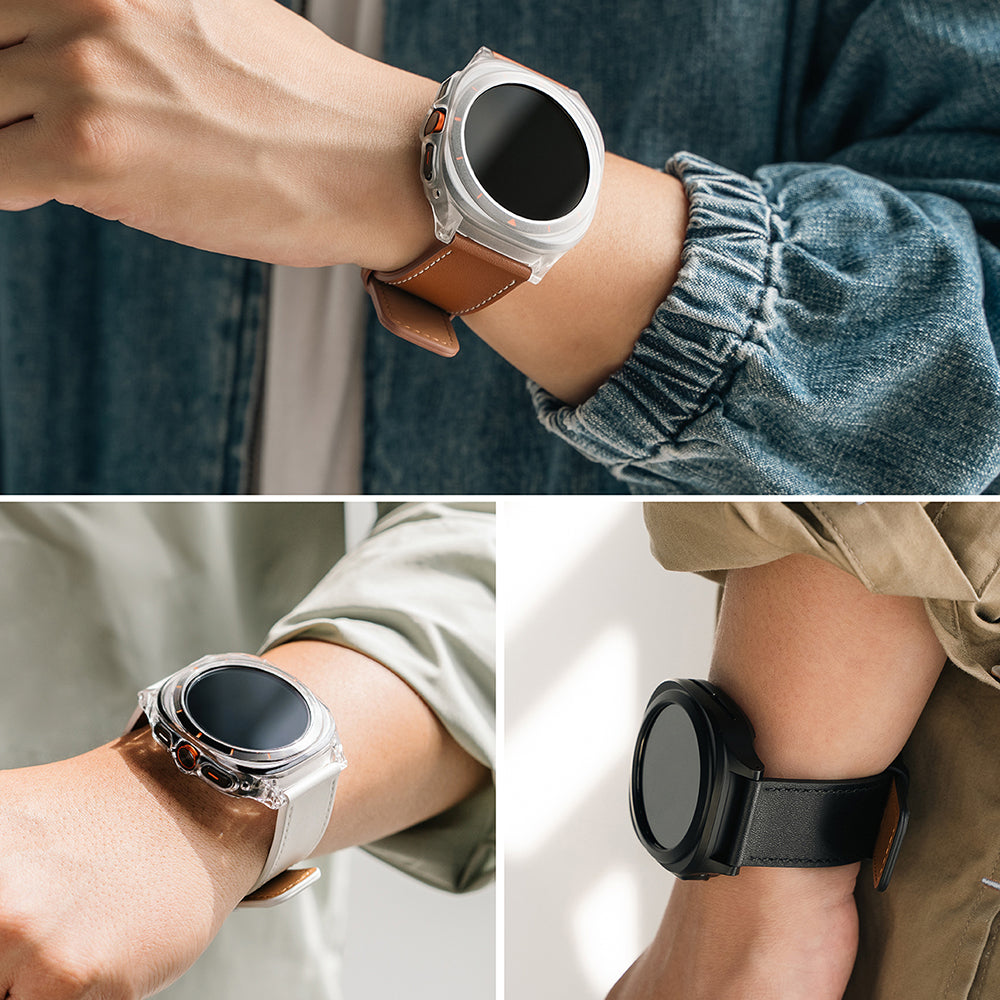 Remienok Ringke One Basic Bold pre Fossil Watch / Mobvoi Watch / Suunto Watch Series, 24mm, Hnedý