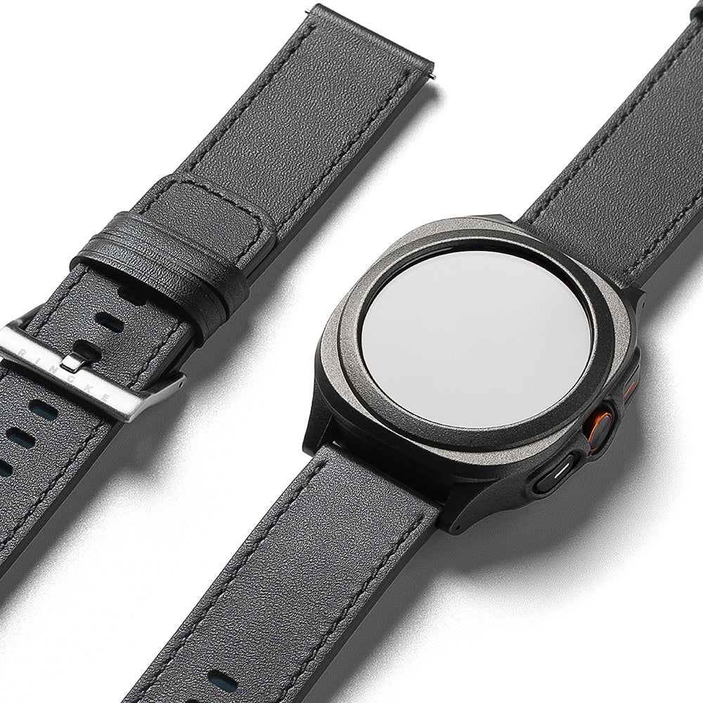 Remienok Ringke One Basic Bold pre Fossil Watch / Mobvoi Watch / Suunto Watch Series, 24mm, Čierny