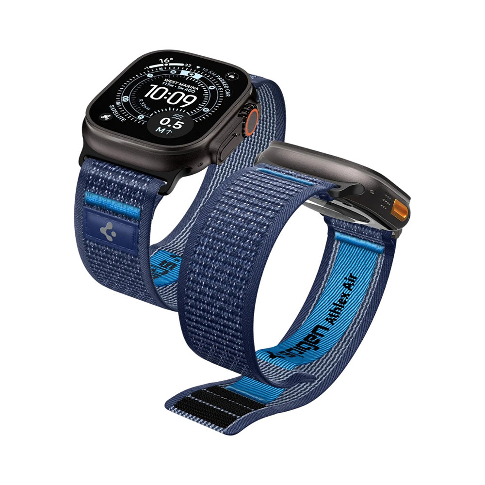 Remienok Spigen Athlex Air 2 pre Apple Watch 49mm / 46mm / 45mm / 44mm Series, Námornícka modrá AMP10608