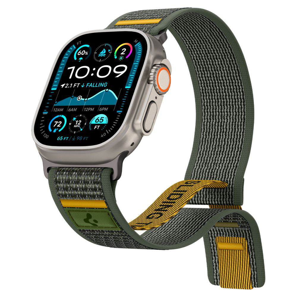 Spigen Athlex Air Strap for Apple Watch 49mm / 46mm / 45mm / 44mm Series, Green AMP09035