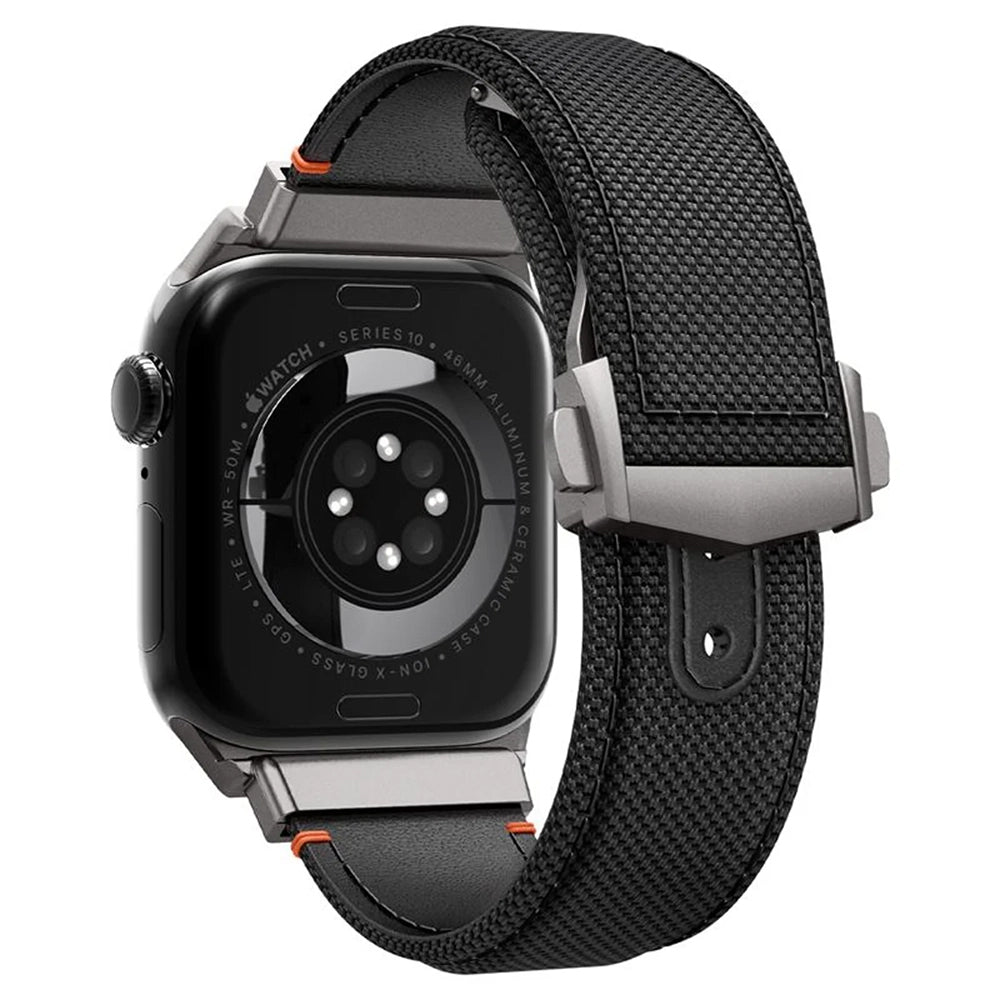 Remienok Spigen Classic Fit pre Apple Watch 49mm / 46mm / 45mm / 44mm / 42mm Series, čierny AMP09304