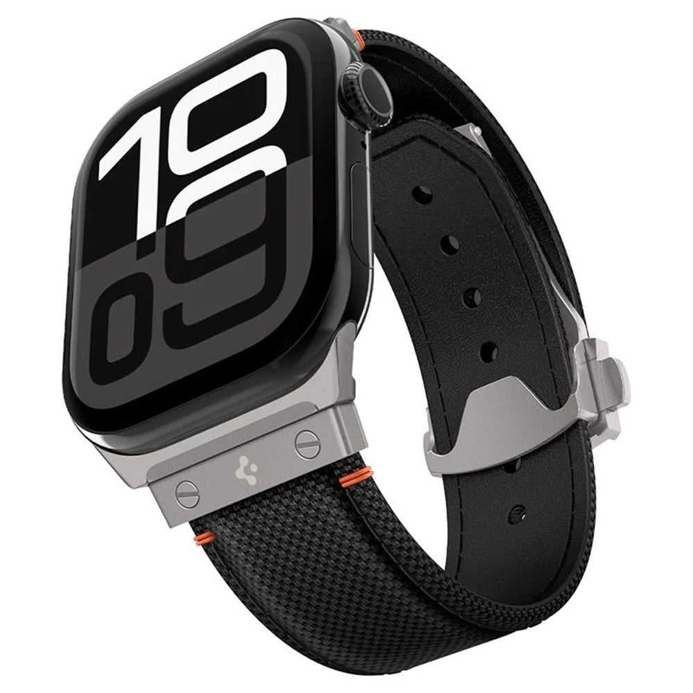 Remienok Spigen Classic Fit pre Apple Watch 49mm / 46mm / 45mm / 44mm / 42mm Series, čierny AMP09304