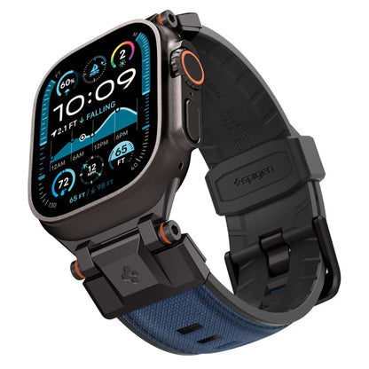 Remienok Spigen DuraPro Armor pre Apple Watch 49mm / 46mm / 45mm / 44mm / 42mm Series, Námornícka modrá