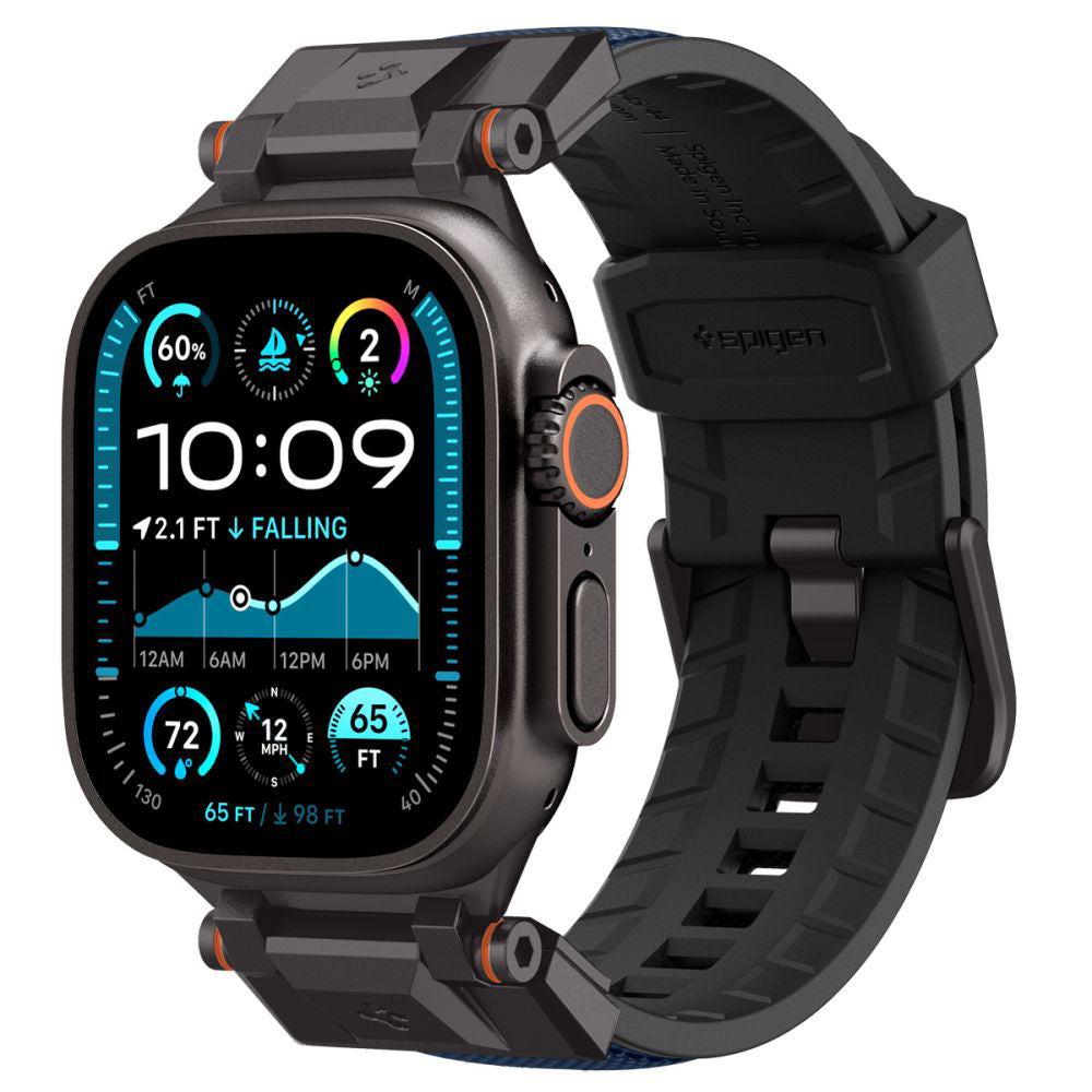 Remienok Spigen DuraPro Armor pre Apple Watch 49mm / 46mm / 45mm / 44mm / 42mm Series, Námornícka modrá