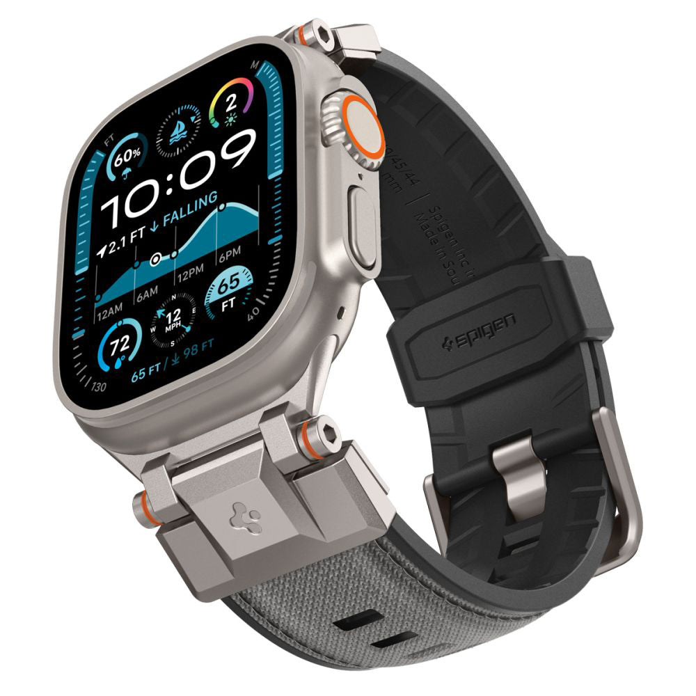 Remienok Spigen DuraPro Armor pre Apple Watch 49mm / 46mm / 45mm / 44mm / 42mm Series, Sivý