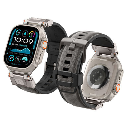 Remienok Spigen DuraPro Armor pre Apple Watch 49mm / 46mm / 45mm / 44mm / 42mm Series, Sivý