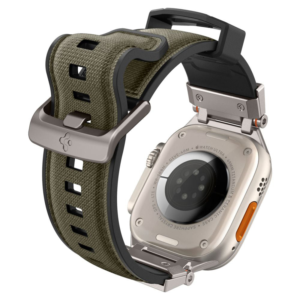 Spigen DuraPro Armor remienok pre Apple Watch 49mm / 46mm / 45mm / 44mm / 42mm Series, Zelený AMP09102