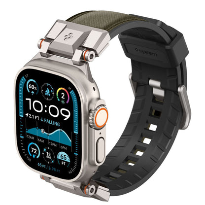 Spigen DuraPro Armor remienok pre Apple Watch 49mm / 46mm / 45mm / 44mm / 42mm Series, Zelený AMP09102