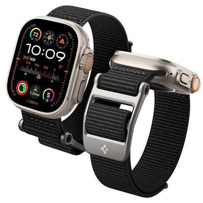 Remienok Spigen DuraPro Flex pre Apple Watch 49mm / 46mm / 45mm / 44mm Series, čierny AMP02465