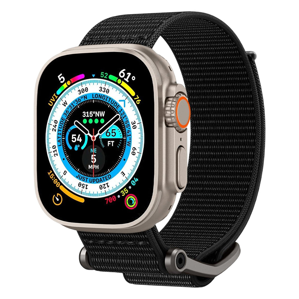 Remienok Spigen DuraPro Flex pre Apple Watch 49mm / 46mm / 45mm / 44mm Series, čierny AMP02465