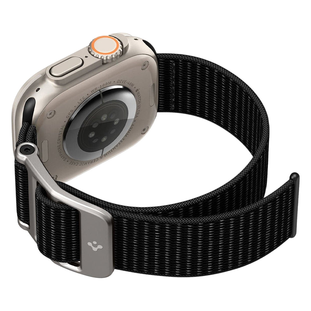 Remienok Spigen DuraPro Flex pre Apple Watch 49mm / 46mm / 45mm / 44mm Series, čierny AMP02465