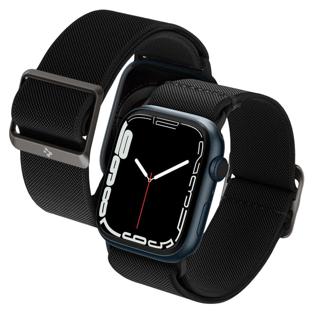 Remienok Spigen Lite Fit pre Apple Watch 49mm / 46mm / 45mm / 44mm Series, čierny AMP02286