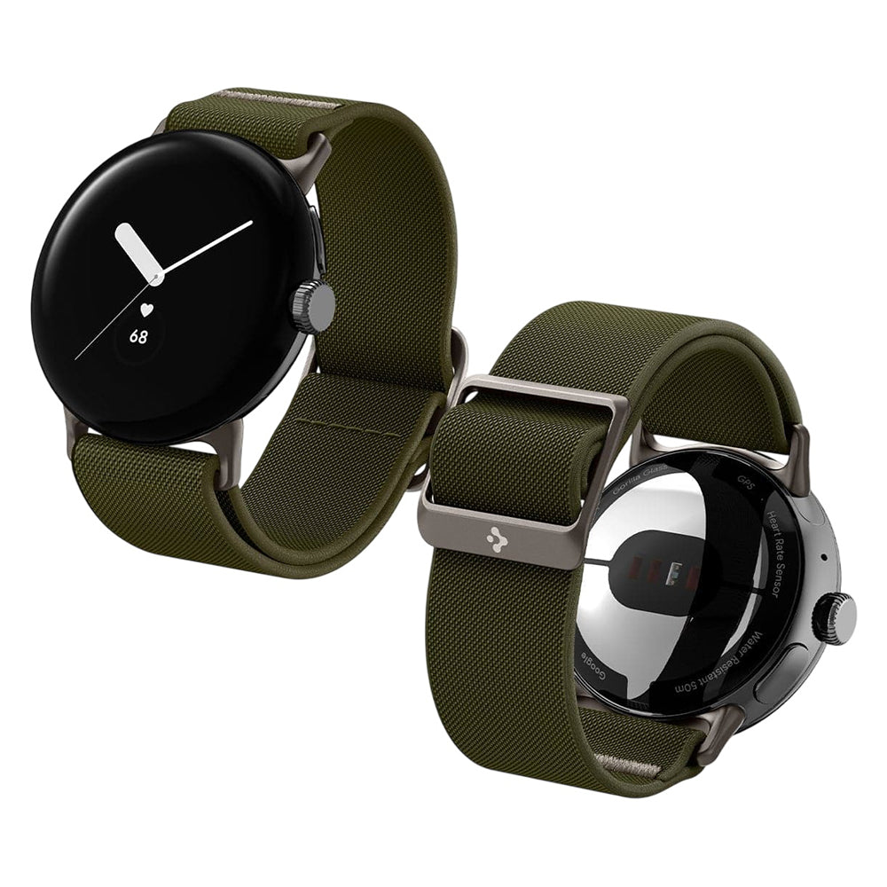 Remienok Spigen Lite Fit pre Google Pixel Watch 41mm Series, Kaki AMP07608