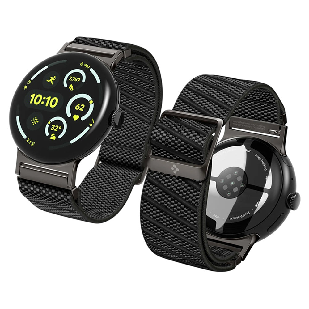 Spigen Lite Fit X Strap for Google Pixel Watch 4 41mm / Watch 3 41mm / Watch 2 / Watch, Black AMP11420