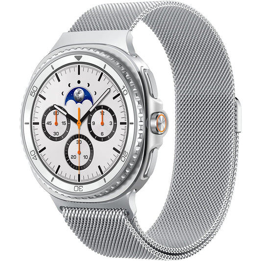 Remienok Spigen Metal Fit pre Samsung Galaxy Watch9 / Watch8 / Watch8 Classic Series, Strieborný AMP10121