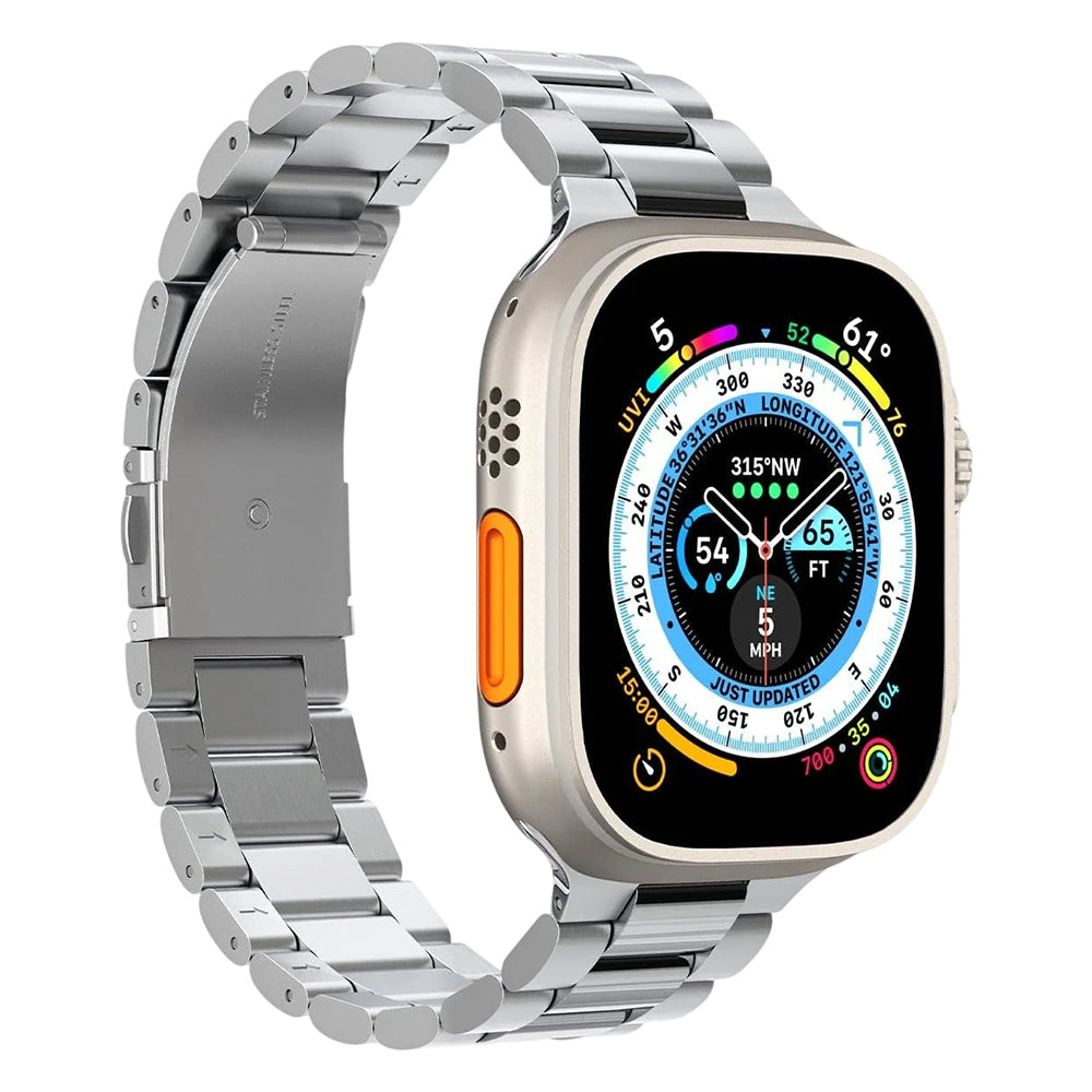 Remienok Spigen Modern Fit 316L pre Apple Watch 49mm / 46mm / 45mm / 44mm / 42mm Series, Strieborný AMP06356