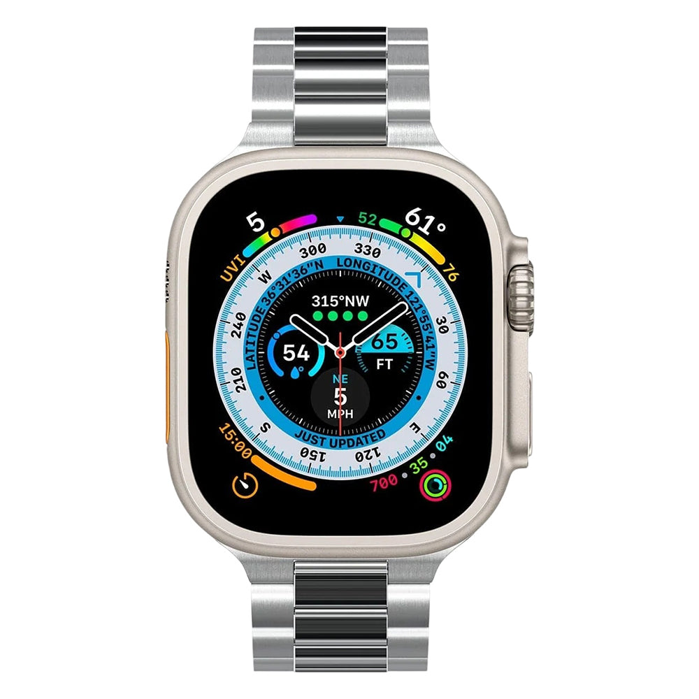 Remienok Spigen Modern Fit 316L pre Apple Watch 49mm / 46mm / 45mm / 44mm / 42mm Series, Strieborný AMP06356