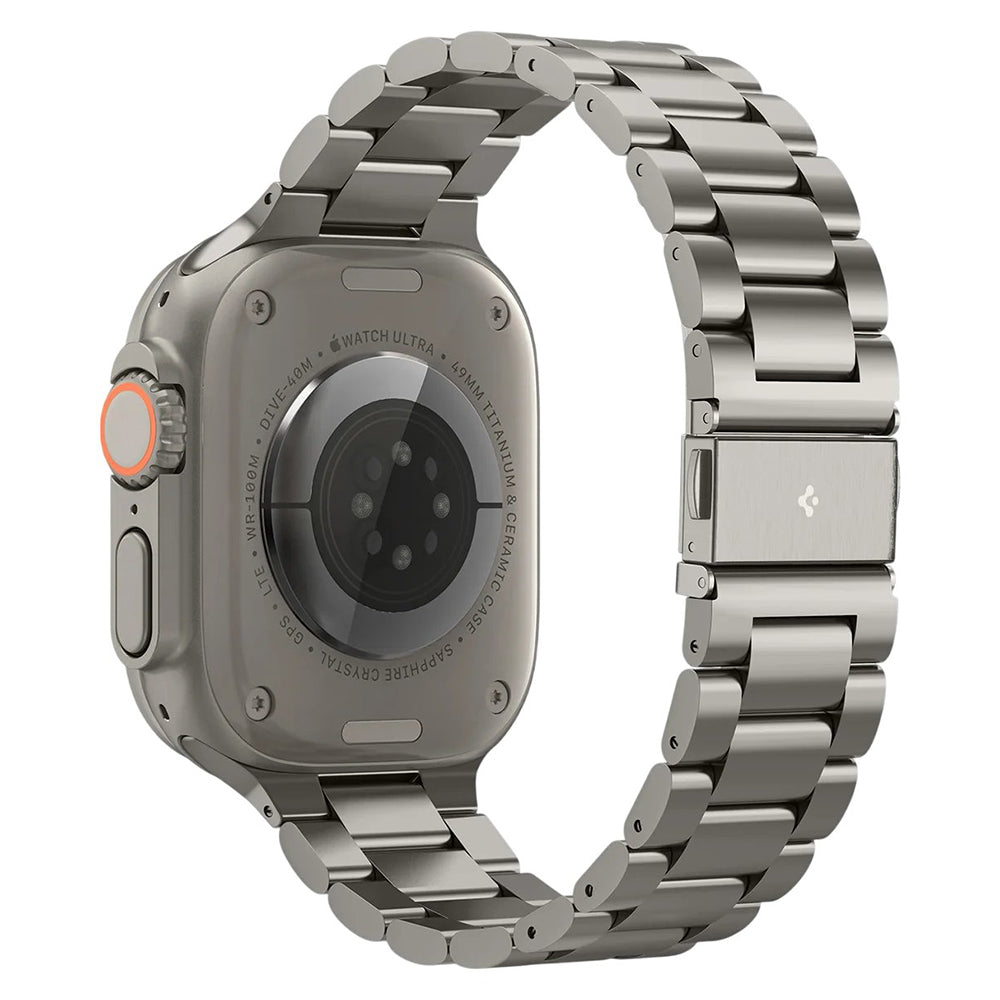 Remienok Spigen Modern Fit Titanium pre Apple Watch 49 mm / 46 mm / 45 mm / 44 mm Series, sivý AMP09105