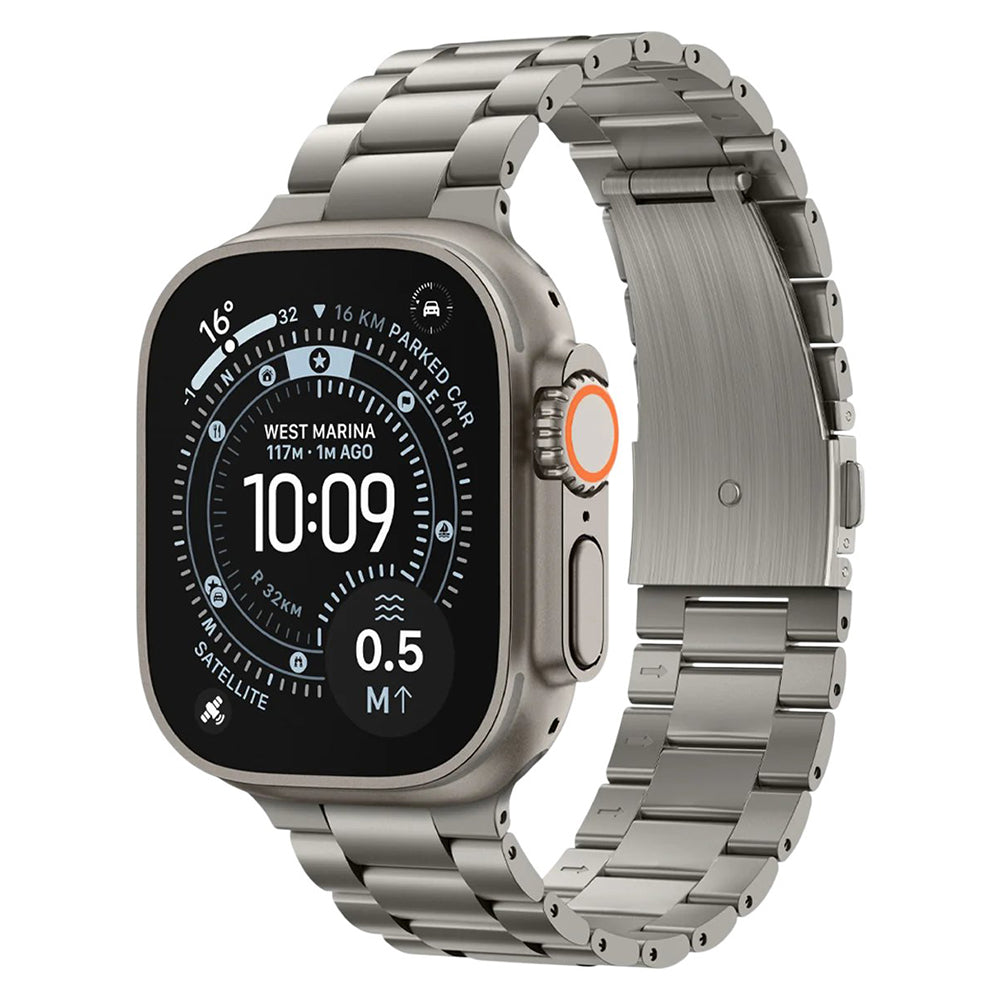 Remienok Spigen Modern Fit Titanium pre Apple Watch 49 mm / 46 mm / 45 mm / 44 mm Series, sivý AMP09105