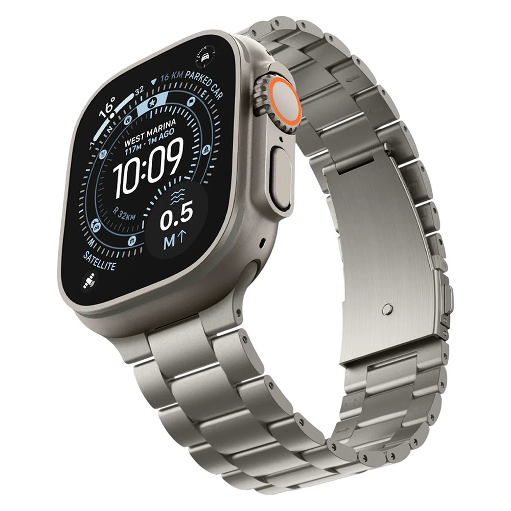 Remienok Spigen Modern Fit Titanium pre Apple Watch 49 mm / 46 mm / 45 mm / 44 mm Series, sivý AMP09105