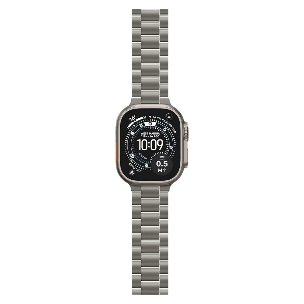 Remienok Spigen Modern Fit Titanium pre Apple Watch 49 mm / 46 mm / 45 mm / 44 mm Series, sivý AMP09105