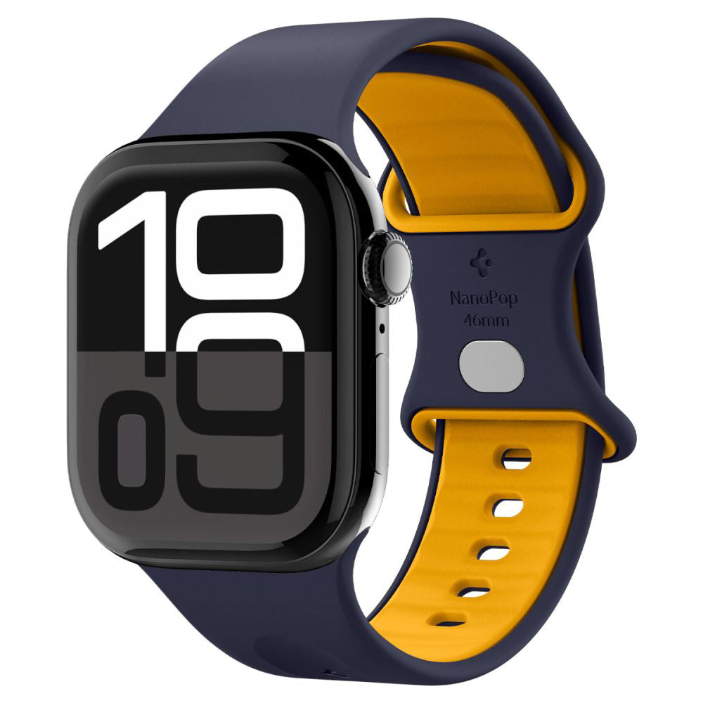 Remienok Spigen Nano Pop pre Apple Watch 49mm / 46mm / 45mm / 44mm / 42mm Series, Námornícka modrá