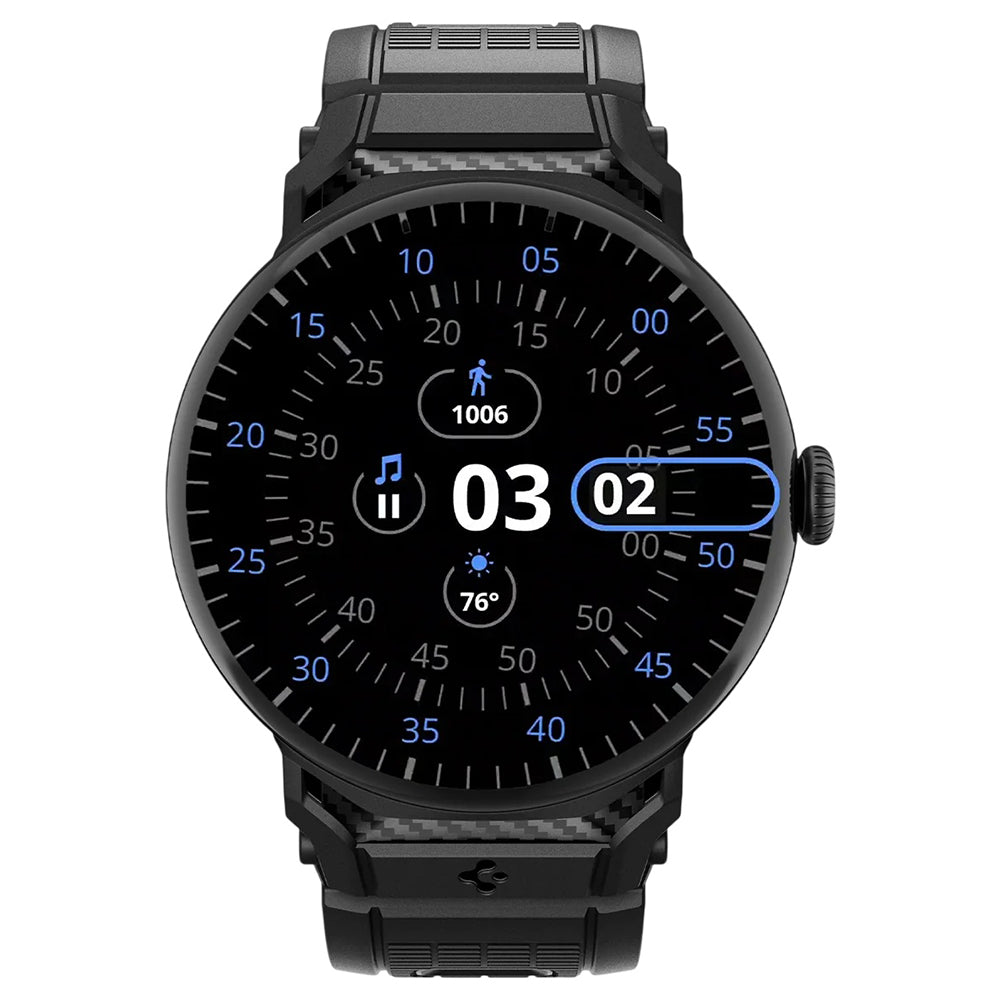 Remienok Spigen Rugged pre Google Pixel Watch 45mm Series, čierny AMP07600