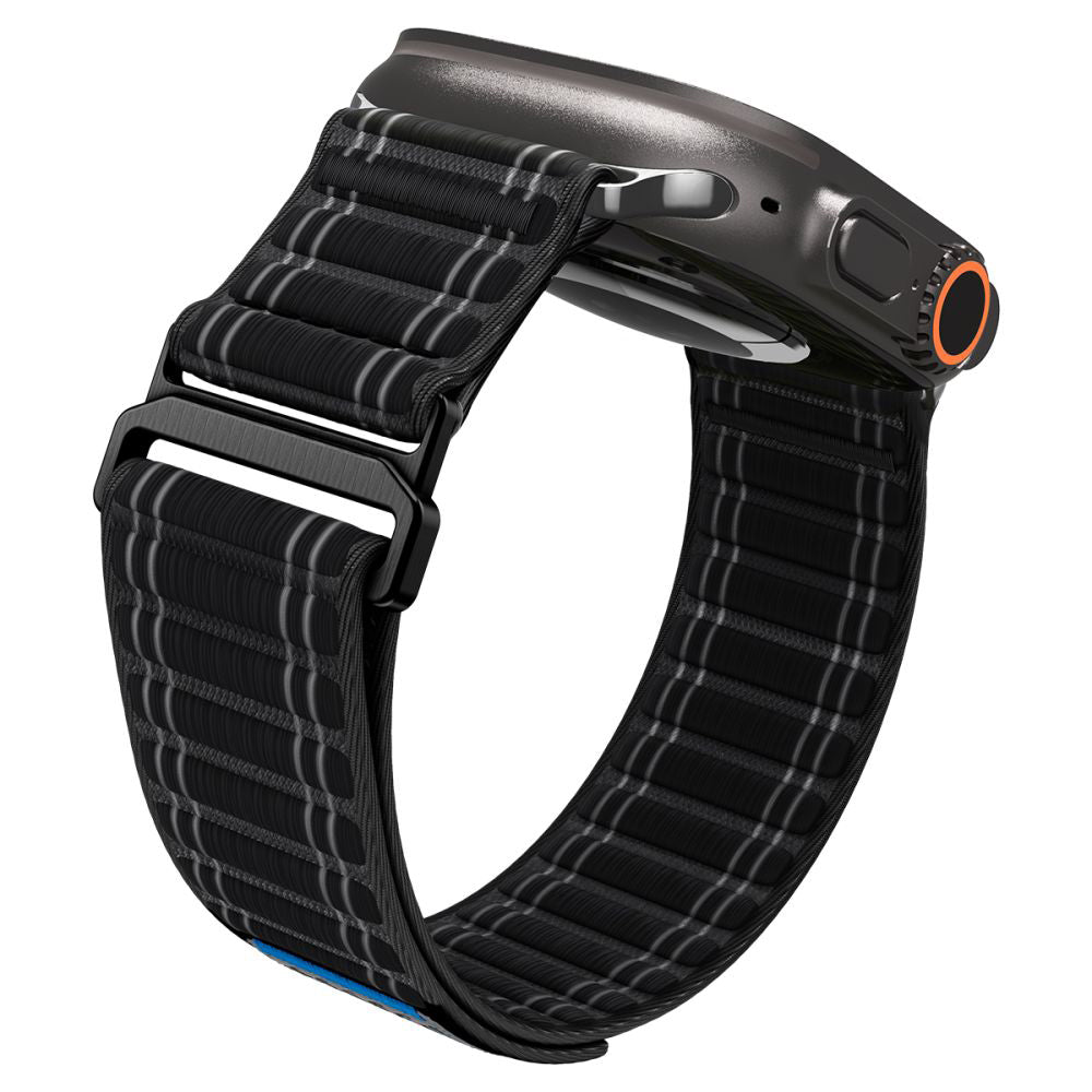 Spigen WBF0 Strap for Apple Watch 49mm / 46mm / 45mm / 44mm Series, Black