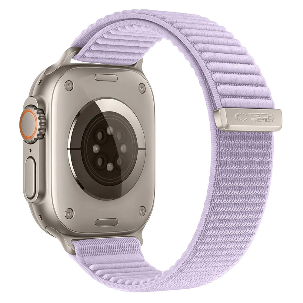 Remienok Tech-Protect NylonLoop pre Apple Watch 49 mm / 46 mm / 45 mm / 44 mm Series, fialový