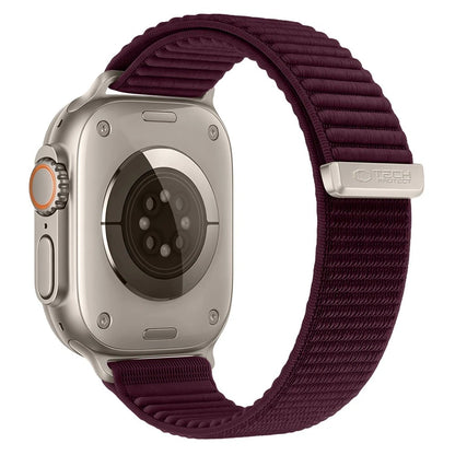 Remienok Tech-Protect NylonLoop pre Apple Watch 49 mm / 46 mm / 45 mm / 44 mm Series, bordový