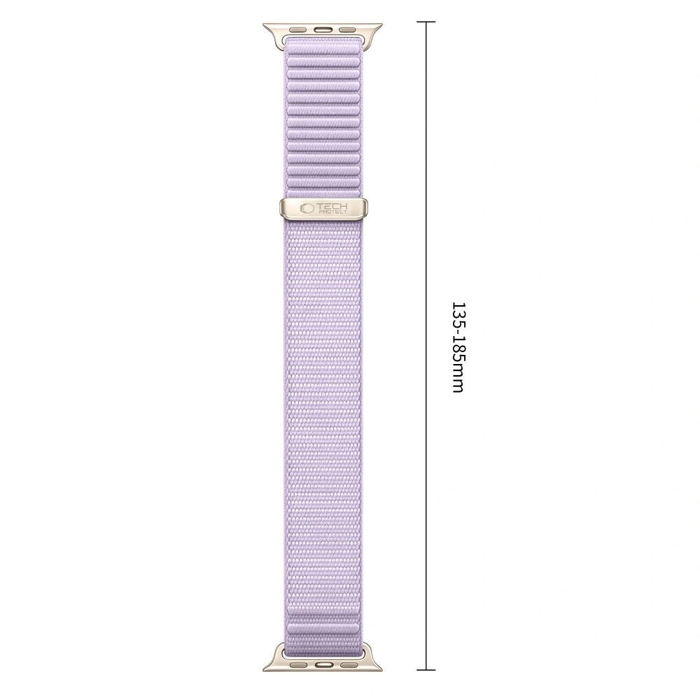 Remienok Tech-Protect NylonLoop pre Apple Watch 49 mm / 46 mm / 45 mm / 44 mm Series, fialový