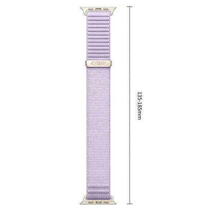 Remienok Tech-Protect NylonLoop pre Apple Watch 49 mm / 46 mm / 45 mm / 44 mm Series, fialový