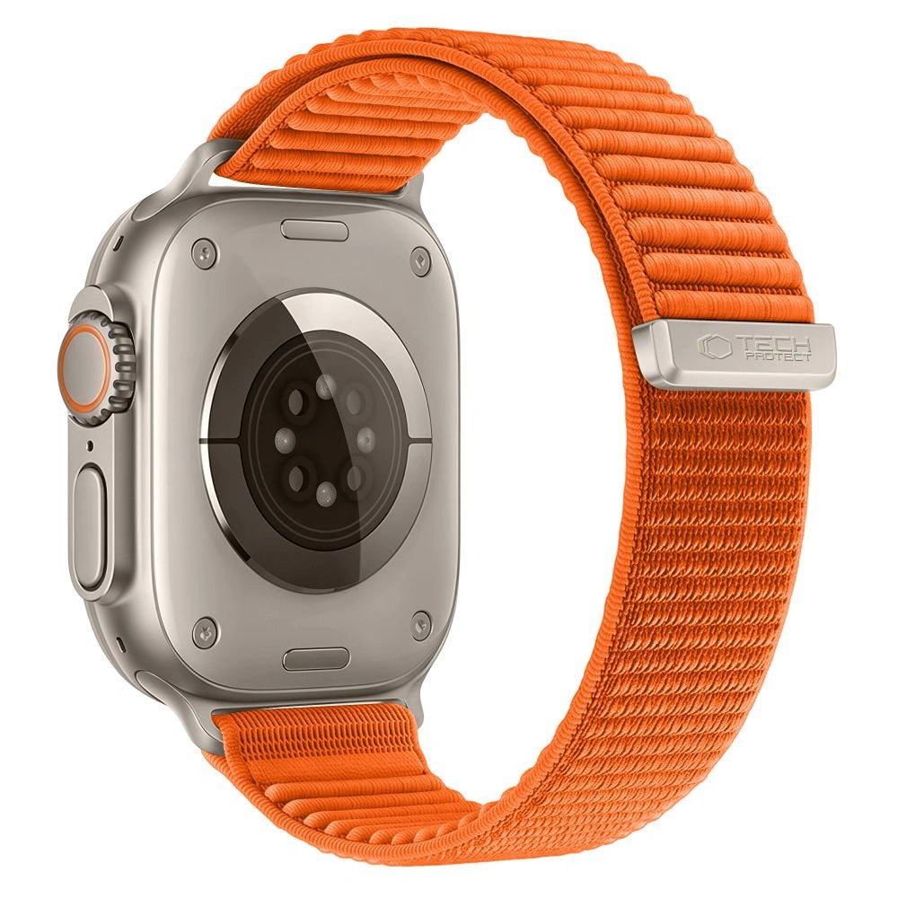 Remienok Tech-Protect NylonLoop pre Apple Watch 49 mm / 46 mm / 45 mm / 44 mm Series, oranžový