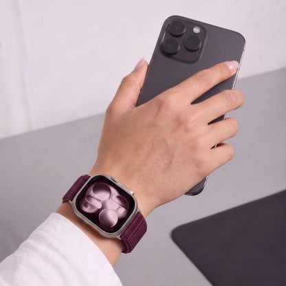 Remienok Tech-Protect NylonLoop pre Apple Watch 49 mm / 46 mm / 45 mm / 44 mm Series, bordový