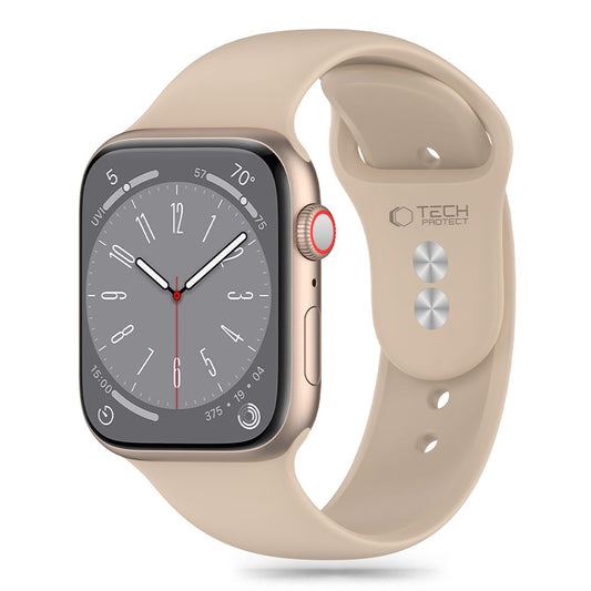 Tech-Protect Silicone remienok pre Apple Watch 41mm / 40mm / 38mm Series, Béžový