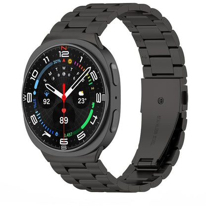 Tech-Protect Stainless remienok pre Samsung Galaxy Watch8 / Watch8 Classic Series, Čierny