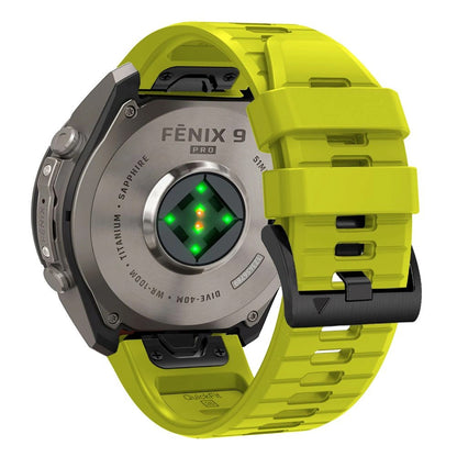 Silikónový remienok Techsuit pre Garmin Fenix 5X / 5X Plus / 6X / 6X Pro / 7X / 8 / 8 Pro / 9 / 9 Pro, zelený