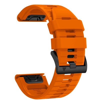 Silikónový remienok Techsuit pre Garmin Fenix 5 / 6 / 6 Pro / 7 / 8 / 8 Pro / E / 9 / 9 Pro, oranžový