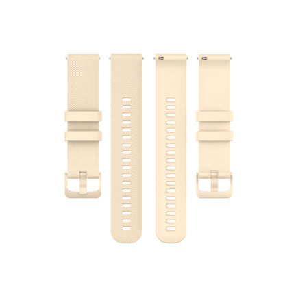 Techsuit W006 Strap for Huawei Watch / Garmin Watch Series, 18mm, Cream