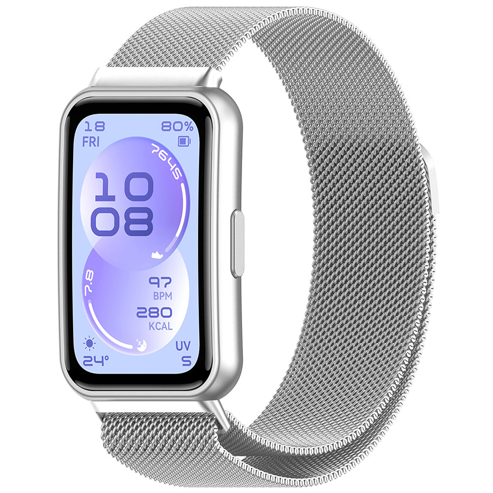 Techsuit W009 remienok pre Huawei Band 11 / 11 Pro, Strieborný