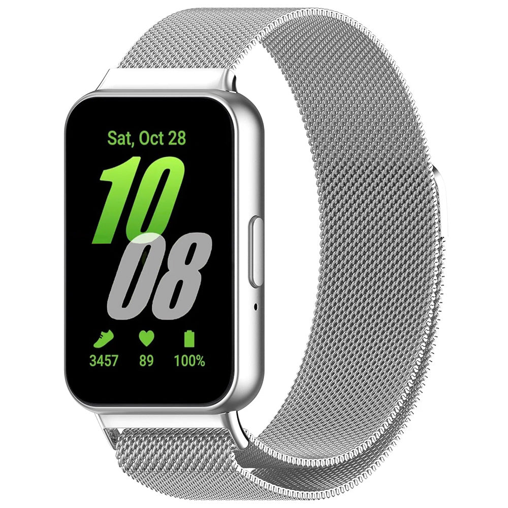 Remienok Techsuit W009 pre Samsung Galaxy Fit3 R39M, strieborný