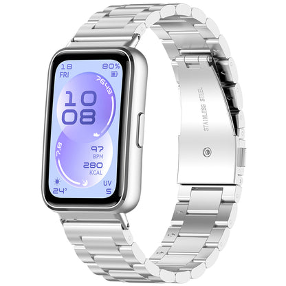 Techsuit W010 remienok pre Huawei Band 11 / 11 Pro, Strieborný