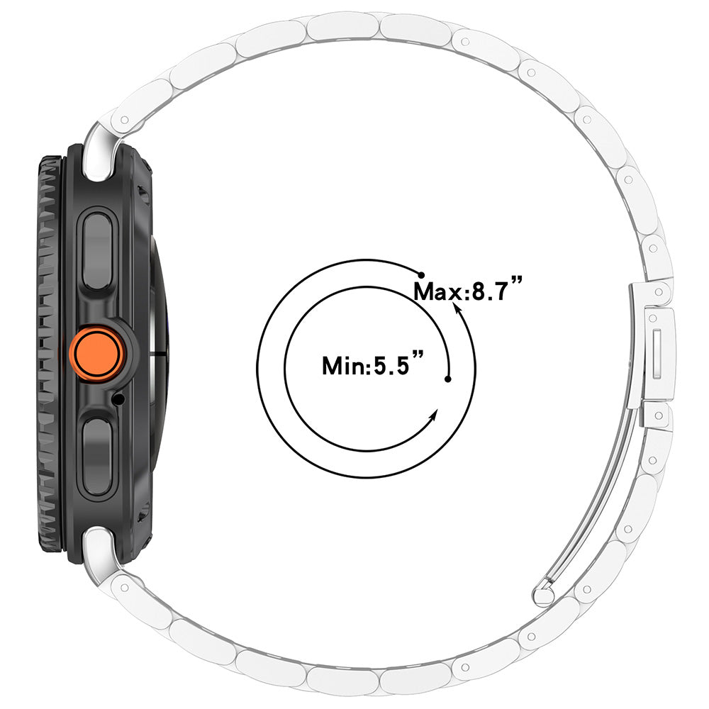 Techsuit W010 remienok pre Samsung Galaxy Watch 8 Classic / Watch8 44mm / Watch 8 40mm, čierny
