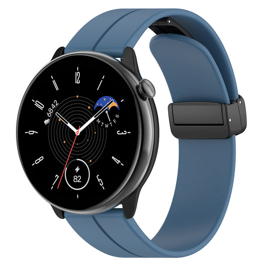 Techsuit W011 remienok pre Huawei Watch / Garmin Watch Series, 18mm, Modrý