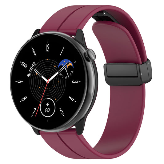 Techsuit W011 remienok pre Huawei Watch / Garmin Watch Series, 18mm, Višňová